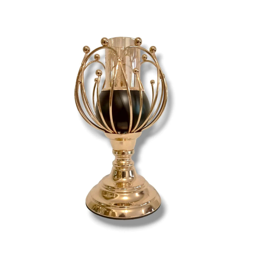 Eleanor Caged Candle Holder, Classical Iron Candle Holder With Stand, Gold Lantern Metal Candlestick, Nordic Home Decor Wrought Iron Candle Holder, Metal Candlestick Wedding Bedroom Table Decoration Eleanor Caged Candle Holder, Classical Iron Candle Holder With Stand, Gold Lantern Metal Candlestick, Nordic Home Decor Wrought Iron Candle Holder, Metal Candlestick Wedding Bedroom Table Decoration